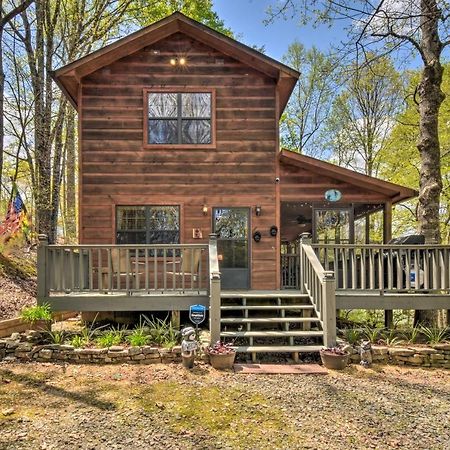 Cozy Hiawassee Cabin With Fire Pit And Mtn Views! Exteriör bild